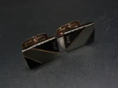 ■美品■ YVESSAINTLAURENT イヴサンローラン カフスボタン カフリンクス アクセサリー 紳士 ビジネス メンズ ゴールド系 DJ9091