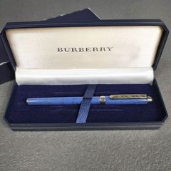 【極美品・入手困難】 バーバリー 水性ボールペン 紺軸 ぺんてる製 極美品・入手困難】 バーバリー 水性ボールペン 紺軸 ぺんてる製