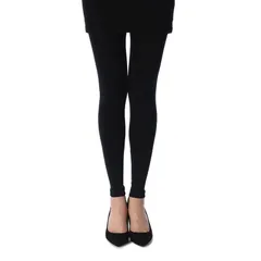 ★注目商品★[フクスケ] デイリー満足 あったか裏起毛 裏起毛 レギンス 1足組 10分丈 160デニール相当 福助 レディース 090-4201 ブラック 0