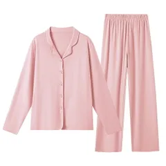 パジャマ レディース ルームウェア 上下セット 長袖 起毛 あったか 伸縮性 快適 シンプル ベーシック ゆったり 軽量 やわらか フリース 大きいサイズ pjm-022