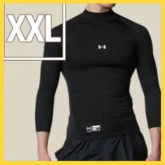 新品/アンダーアーマー 野球 UA ウェア ヒートギア コンプレッション アンダーシャツ ハイネック 七分袖 野球用品 358644  XXL