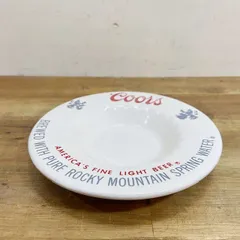 アメリカ ヴィンテージ Coors クアーズ 灰皿 アッシュトレイ 80s 70s 当時物 アメリカン雑貨 店舗備品 トレイ【B5170】