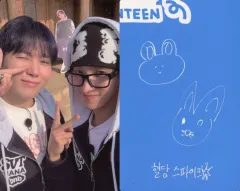 【中古】コレクションカード(男性) SEVENTEEN/スングァン(SEUNGKWAN)・ドギョム(DK)/裏面印刷メッセージ入り/「VOD NANA bnb with SEVENTEEN 2025」予約購入者向け特典Weverse Shop Special 