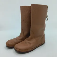 KOOS コース ミドルブーツ レザー ブラウン レディース 38 B-12-4