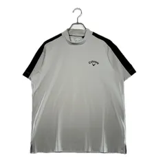 中古 メンズ キャロウェイ Callaway 半袖シャツ L グレー モックネック
