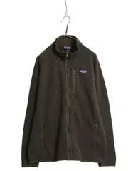 【お得なクーポン配布中!】 パタゴニア ベターセーター ジャケット メンズ L / 19年製 フリース セーター フルジップ ブルゾン ハイネック アウトドア ワンポイント 茶