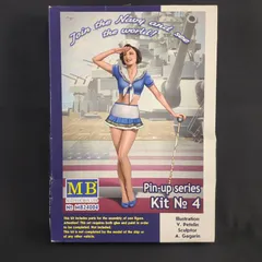 【輸入キット・当時物】 MASTER BOX MB24004 1/24 Pin-up series, No4  Suzie Join the Navy and see the world!  ”スージー”セーラー服ビキニ＆バトン