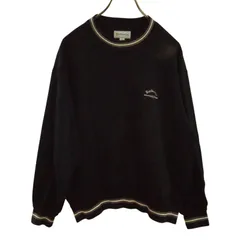 X11274 スウェット BURBERRY 三陽商会 日本製 ゴルフウェア メンズ Burberrys GOLFのロゴ LAサイズ 綿100% 長袖トレーナー 黒