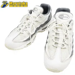 NIKE AIR MAX 95 ESSENTIAL 27cm ナイキ エアマックス 95 エッセンシャル 749766-105 ホワイト ウルフグレー メンズ スニーカー 逸品質屋 丸高 尼崎市 US：9 UK：8 EUR：42.5 Marutaka USED