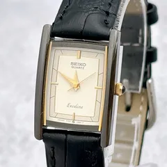 稼働 SEIKO セイコー エクセリーヌ レディース 腕時計 7321-5840 角形 セラミックベゼル クォーツ 73