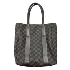 【上美品⭐️LOEWE ロエベ】 アナグラム トートバッグ　 ブラウンカラー　 キャンバス × レザーのコンビ　 大容量　 ワンオーナーユーズド品 （AYA）0251107012505HRU