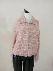 ザラ クロップド ニット ジャケット 66