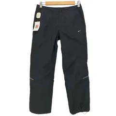 ナイキ NIKE 00s CLIMA FIT 裏地メッシュ ベンチレーション 裾ドローコード スウッシュロゴ ウインドブレーカー トラックパンツ Y2K メンズ JPN：M 