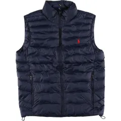【激レア❗️】Ralph Lauren ビンテージ ナイロンベスト プルオーバー 90年代 RLX POLO SPORT ポロスポーツ ニットフリースベスト メンズM