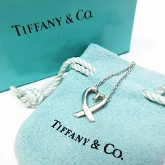 TIFFANY&Co. ティファニー ラビングハート ネックレス シルバー925 袋/箱付き アクセアリー レディース E416LF