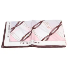 【BURBERRY/バーバリー】　スカーフ　正方形 56cm　レディース