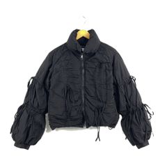 SLY RIBBON GATHER PUFFER JK リボン パフ ジャケット - メルカリ