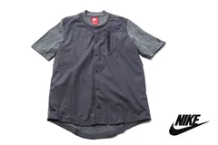 【中古】ナイキ｜Nike｜ベースボールカラー半袖シャツ｜Tech Fleece Bonded Pocket men's t-shirt｜M