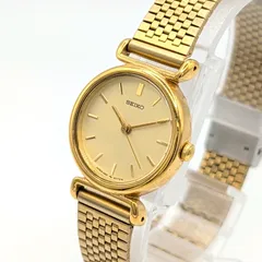 SEIKO 4N21-0052  Watch Ladies Quartz Round Gold Y2K 00S Vintage Not Working セイコー レディース 時計 クオーツ ラウンド ゴールド ヴィンテージ 不動品