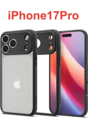 【Spigen】iPhone 17 Pro ケース 米軍MIL規格 クリア ストラップホール 耐衝撃