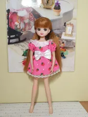 いちごワンピース リカ リカちゃん人形 ヴィンテージ人形