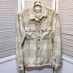 GAP ギャップ メンズ 長袖シャツ M ベージュ系 チェック柄