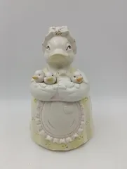 【K-1760】Fitz & Floyd (フィッツ＆フロイド)  マザーダックとヒヨコのクッキージャー レトロ ヴィンテージ