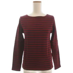 ビームスハート BEAMS HEART ボーダー カットソー ロング Tシャツ 長袖 コットン 赤 レッド系