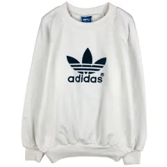 古着 80年代 アディダス adidas トレフォイルロゴ ラグラン ロゴスウェットシャツ トレーナー メンズXL相当 ヴィンテージ/eaa601659