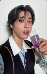 【中古】コレクションカード(男性) Stray Kids/ハン(HAN)/裏面紫/CD「Hollow」【初回生産限定盤B】(ESCL-6105～6106)封入フォトカードB