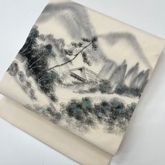 開き仕立て九寸染め名古屋帯(No.598) - メルカリ