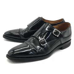 【倉吉店】 中古 REGAL | リーガル ドレスシューズ ダブルモンク ビジネスシューズ 07LR ブラック 24.5cm 【127】