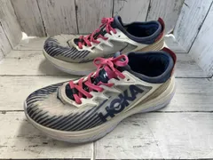 HOKA ONE ONE ホカオネオネ　ランニングシューズ　サイズ25.5 ネイビー　白　ホワイト