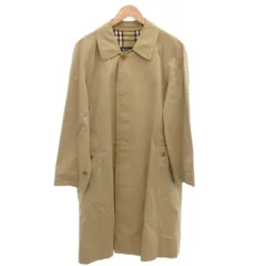 バーバリーズ Burberrys ヴィンテージ ステンカラーコート ノバチェック ロング 46 ベージュ /FF