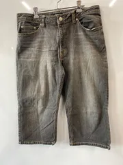 ピA79⚫︎SMILE LAND⚫︎スマイルハンド⚫︎レディース⚫︎デニム⚫︎ジーン⚫︎ストレートデニム⚫︎ニッセン⚫︎Size88⚫︎黒