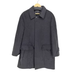 ユーズドフルギ USED古着 比翼カシミヤ100ステンカラーコート メンズ