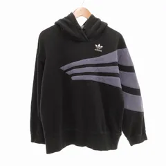 アディダスオリジナルス adidas originals 3-STRIPES COLOR BLOCKING パーカー フーディー 90年復刻 OT 黒 ブラック 紫 パープル /UO ■GY99