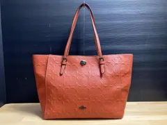 COACH コーチ トートバッグ エンボスド シグネチャー 371991