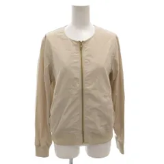 ビーミングバイビームス B:MING LIFE STORE by BEAMS ブルゾン ジャケット M ベージュ ノーカラー ジップアップ /FF ■GY14