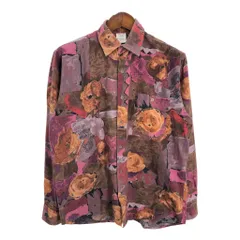 90年代 長袖シャツ ユーロ 総柄 マルチカラー (メンズ 39/40) 中古 古着 R9124