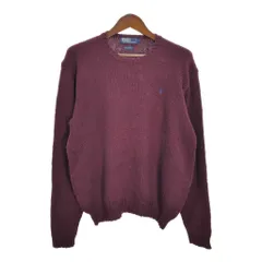 Polo by Ralph Lauren ポロ ラルフローレン セーター ワンポイントロゴ ワインレッド (メンズ L) 中古 古着 S0331