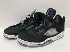【左足靴紐留め具欠品】NIKE AIR JORDAN 5 RETRO “Moonlight' CT4238-011 スニーカー ブラック 27.5cm US9.5 UK8.5 EUR43