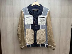 DSQUARED2 ディースクエアード パッチワークデニム ジャケット 42 イタリア製