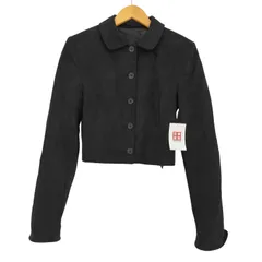 ザラ ZARA フェイクスエード クロップドジャケット レディース import：S 