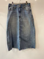 ピA80⚫︎eachmusic&ecology⚫︎アースミュージックアンドエコロジー⚫︎デニムスカート⚫︎sizeL⚫︎青