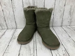 UGG／ショートブーツ／カーキ／ボア／5803／23cm