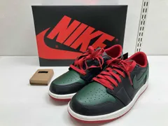 NIKE ナイキ ウィメンズエアジョーダン1 レトロ LOW OG CZ0775-036 27.0cm ブラック グリーン レッド