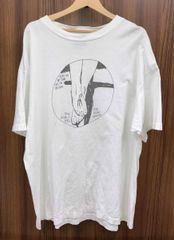 80s レオナルドダヴィンチ 人体図 アート シングルステッチTシャツ 
