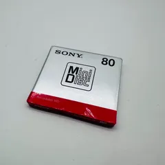 未開封　未使用品　SONY 　ソニー　MD　miniDisc 80　録音用ミニディスク　型番　MDW80T