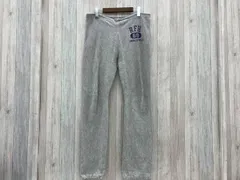 Champion／チャンピオン／綿パン／ボトム／M／メンズ／グレー／COTTON／USA製／3段プリント